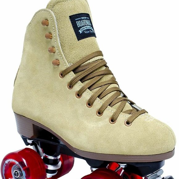 Sure-Grip Shoes - TAN SURE-GRIP BOARDWALK OUTDOOR SKATES